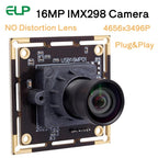 ELP 16MP Mini Webcam IMX298 Color Sensor HD USB Camera Module 4656x3496 Embedded Camera for PC Laptop Computer