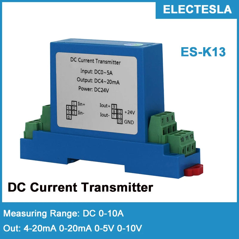 DC Current Transmitter 1V/5V/10V Volatge Transducer Factory Supply Current Sensor current transmitter power 12/24V