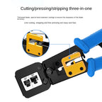Crimping Pass Through RJ45 6P 8P Cat5 Cat5e Cat6 Pliers Crimp Net Work Tool Multifunction Crimper End-Pass-Through Connectors