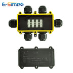 6Way 1IN5Out IP68 Underwater Power Cord Junction Box 4-11mm LED Pool Lamp External Outdoor Light Wire Cable Waterproof Connector