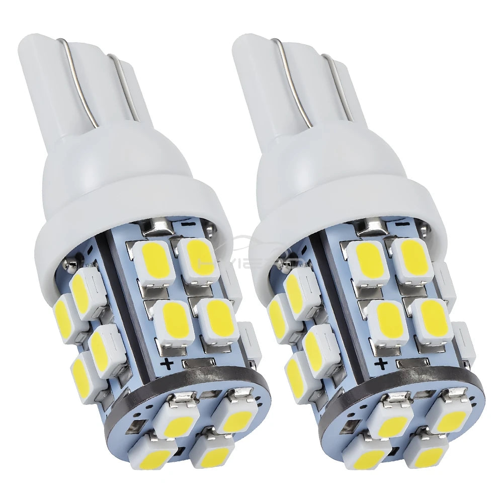 2/10 T10 1206 20SMD 20 Led White Car Wedge Light W5W 194 168 Auto Vehicle License Plate Clearance Lamp Reading Truck Bulb DC 12V