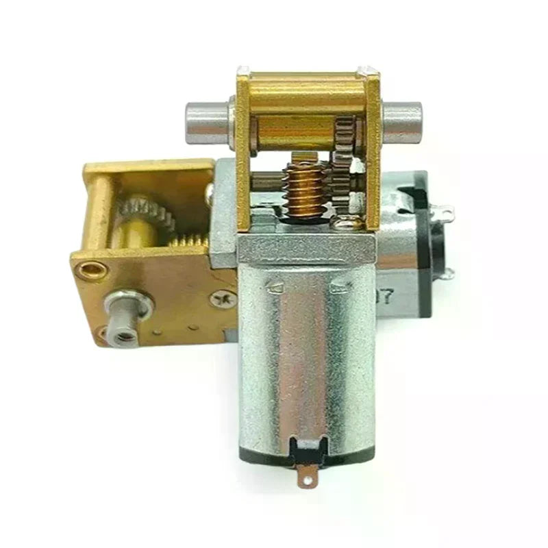 Mini N20 Dual Shaft Gear Motor DC 3V 3.7V 5V 850RPM D-Shaft Large Torque Micro Turbo Worm Full Metal Gear Box Reduction Motor