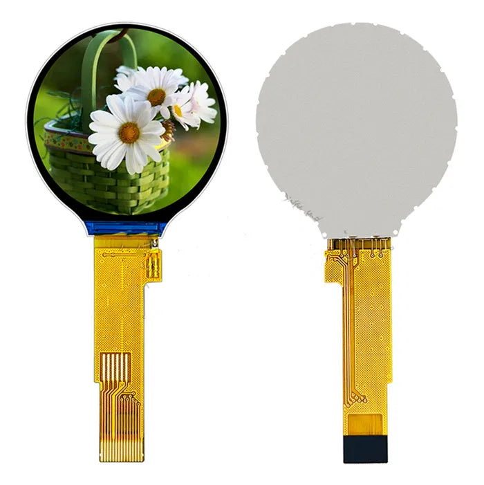 IPS 1.28 inch 15PIN SPI 262K TFT LCD Capacitive Touch Round Screen GC9A01 Controller CST816D Touch IC 240(RGB)*240