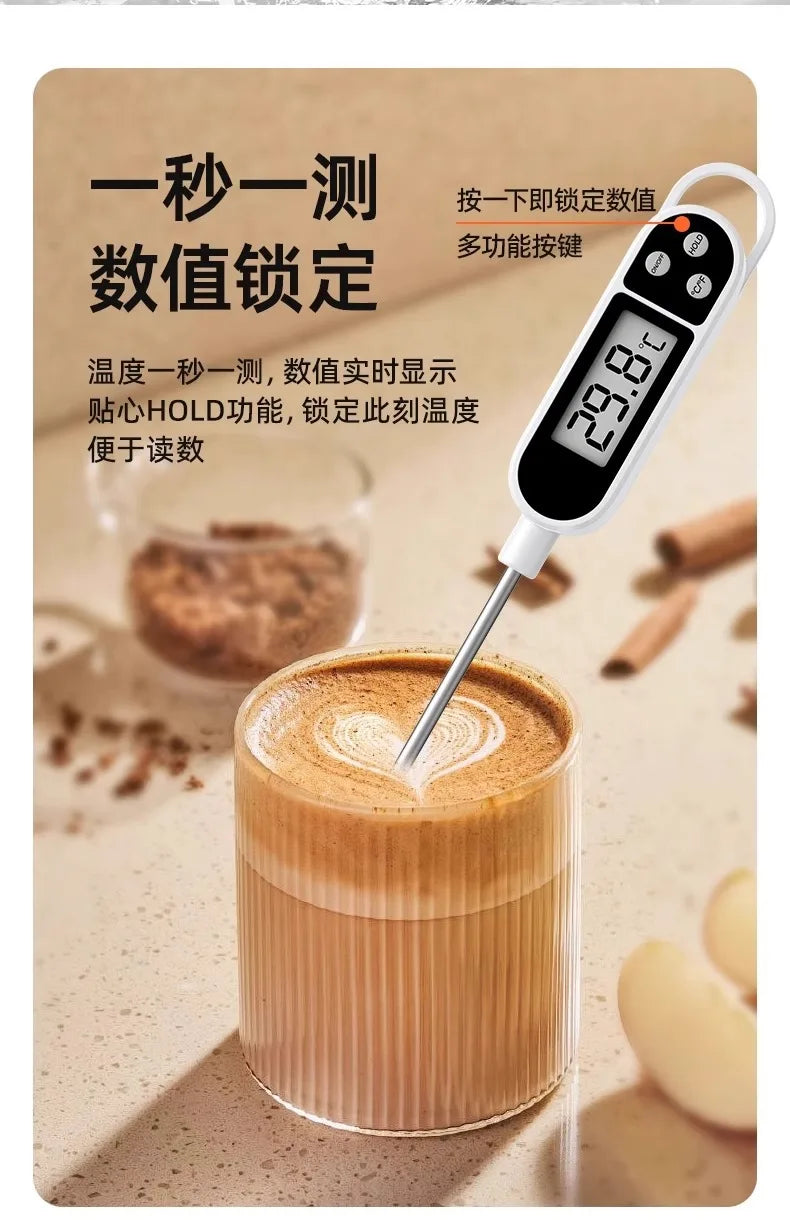 Electronic Probe Food Thermometer For Water Oil Milk Temperature Measuring Home Kitchen Baby Bath Baking