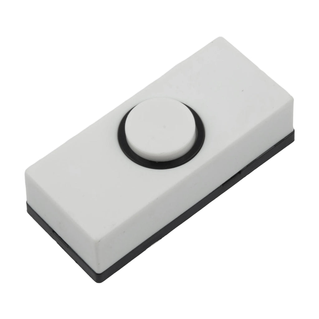 Push Button Door Bell Chime Bell Push Press Button Inserts Wall Plastic Hard Wiring Stylish Exterior Design Doorbells