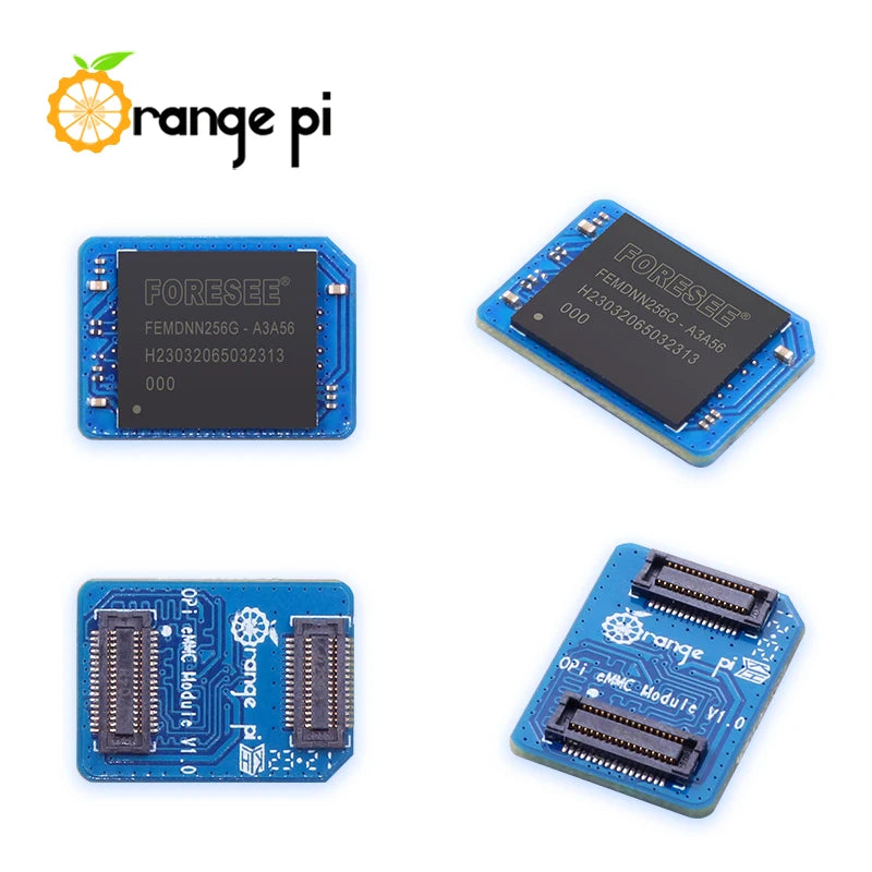 Orange Pi EMMC Module 32GB 64GB 256GB EMMC 5.1 Module for Orange Pi 5 Plus 3D NAND Fast Read Write Speeds 400MB/s for Tablet PC