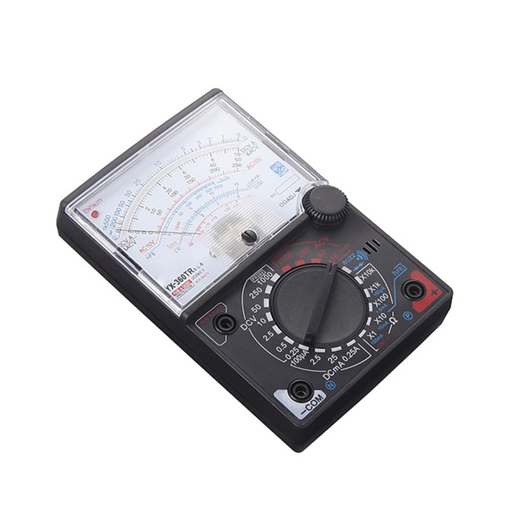 YX-360TRE-L-B Pointer Multimeters AC DC Measure ICEO HFE with Tester Pen Indicator Light Beeping Ammeter Voltmeter Resistance