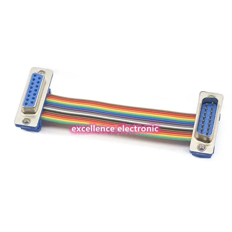 1pcs D-SUB DB9 DB15 DB25 DB37 DIDC 9 15 25 37Pin Male Female Cable D-SUD Serial Port Connector Adapter RS232 COM Extension Cable
