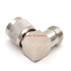 1Pcs L16 N Male Plug To N Female Jack Connector 90° Degree Right Angle N Male To N Female RF Coaxial Free Shipping Brass