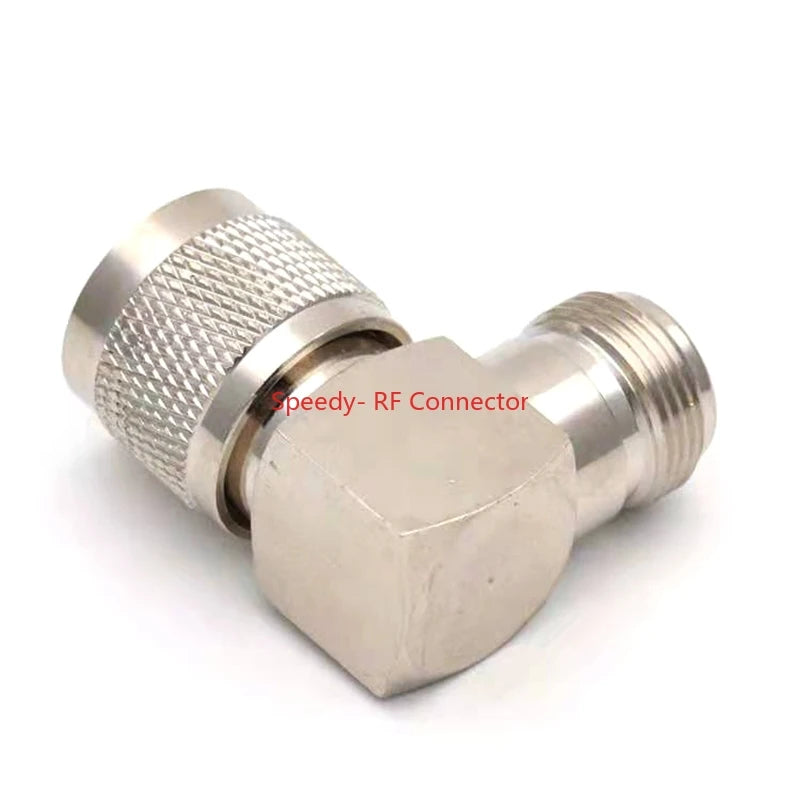 1Pcs L16 N Male Plug To N Female Jack Connector 90° Degree Right Angle N Male To N Female RF Coaxial Free Shipping Brass