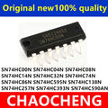 SN74HC08N SN74HC14N SN74HC00N SN74HC04N SN74HC32N SN74HC74N SN74HC86N SN74HC595N SN74HC138N SN74HC257N SN74HC393N SN74HC590AN