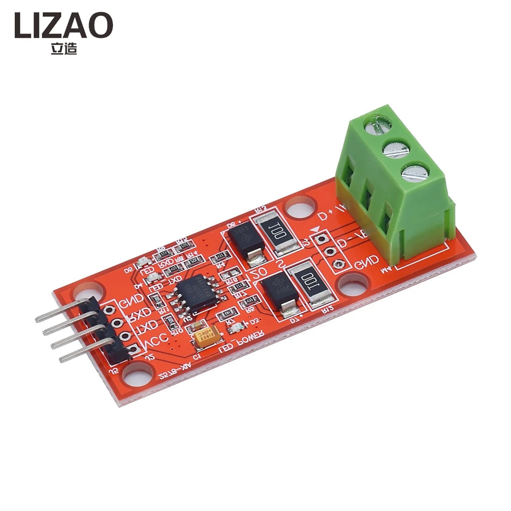 MAX3485 TTL to RS485 Converter Module, UART Serial Port Level Transceiver with Overvoltage Protection