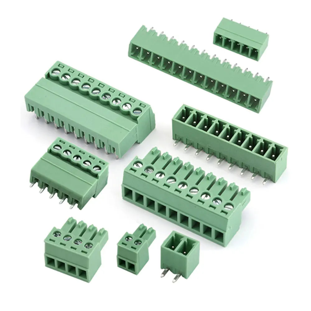 KF2EDG 3.5mm Pitch PCB Screw Terminal Block 2P 3 4 5 6 7 8 9 10 11 12 13~16Pin Male Plug Female Socket Pin Header Wire Connector