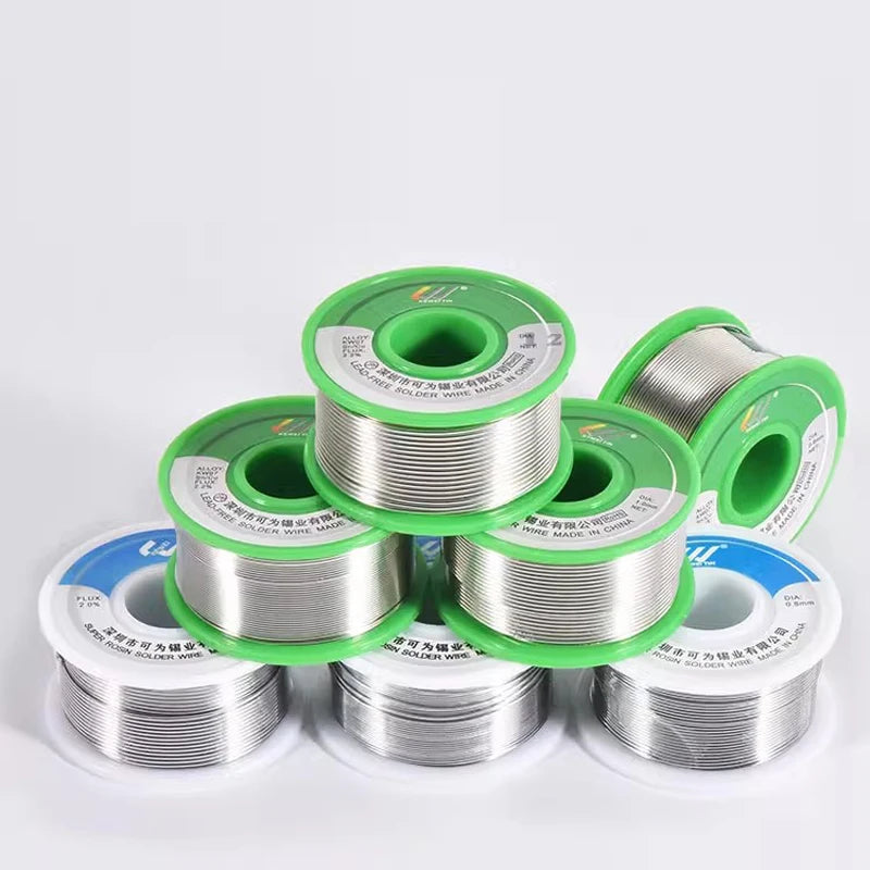 Solder wire high-purity rosin-containing tin wire lead-free tin wire with low temperature and environmental protection.