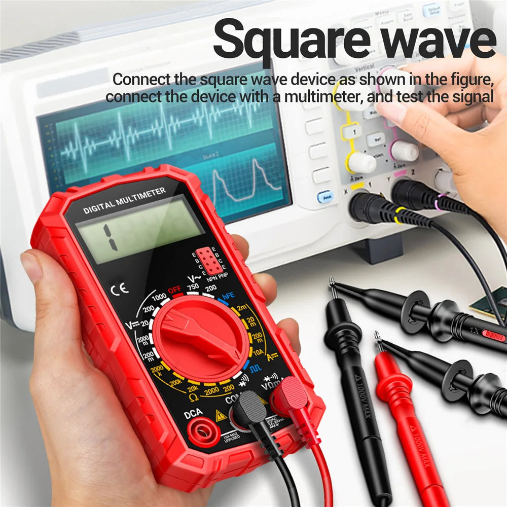 Digital Multimeter Voltage Tester Voltmeter SZ06 SZ308 TRMS 2000 Counts Auto-Ranging Ohm Volt Amp Meter Measuring AC/DC Voltage
