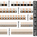 DC12V WS2815 5050 Dual-Signal RGB LED Strip WS2812B 30/60/74/96/144Leds/Pixels/m Individually Addressable LED Lights IP30 65 67