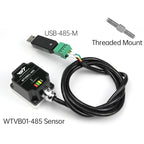 WitMotion WTVB01-485 IPX8 Vibration Sensor 3axis (XYZ) Modbus Vibration Analyzer Displacement(Acceleration +Speed+Amplitude)