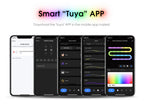 Tuya Smart WIFI RGBIC COB LED Strip Light Tape Addressable WS2811 IC Flexible RGB Neon LED Light 12V APPControl for Alexa Google