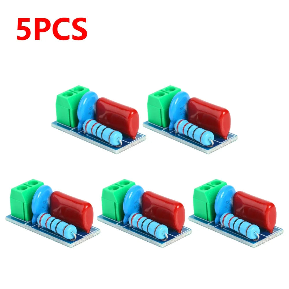 1/2/3/5/10PCS RC Absorption/Snubber Circuit Module Relay Contact Protection Resistance Surge Circuit Anti-interference Module
