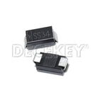 50pcs SS34 SMD Diode 3A/40V Schottky Diodes SMA Package DO-214AC Model 1N5822