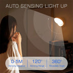 Night Light USB Motion Sensor Charging Round Energy-saving LED Lamp Bedroom Light Corridor Home Bathroom Wall Lights Night Light
