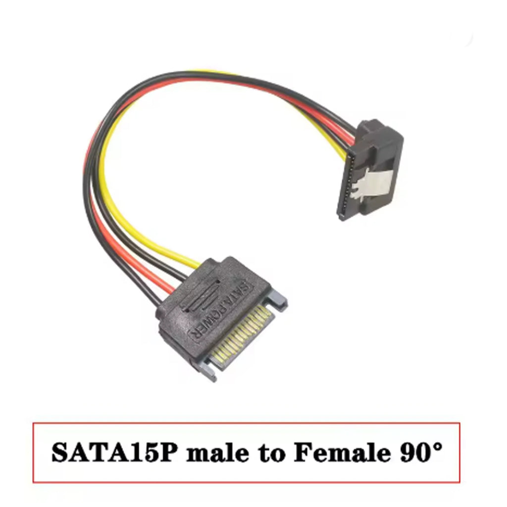 20cm Power 6Pin 8Pin 4Pin 15Pin SATA Male to 4Pin IDE Molex Female 15Pin SATA Female Power Cable Computer Cable 6Pin To 8Pin