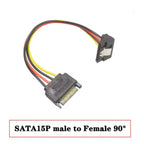 20cm Power 6Pin 8Pin 4Pin 15Pin SATA Male to 4Pin IDE Molex Female 15Pin SATA Female Power Cable Computer Cable 6Pin To 8Pin