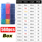 Heat Shrink Tube Kit Thermoresistant Tubing Heat Shrink Wire Wrapping Electrical Connection Cable Insulation Sleeved Protecter