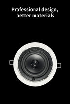 3 Inch 10W Wall Ceiling Speakers 8 ohm Impedance Full Range Stereo Sound Embedded Passive Speakers Home Background Music System