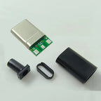 3Pin Male Connector Type C Laptop Version 2 10 Sets with 3 Solder Joints and CC Pin CTOC5 for Maker Education Kits