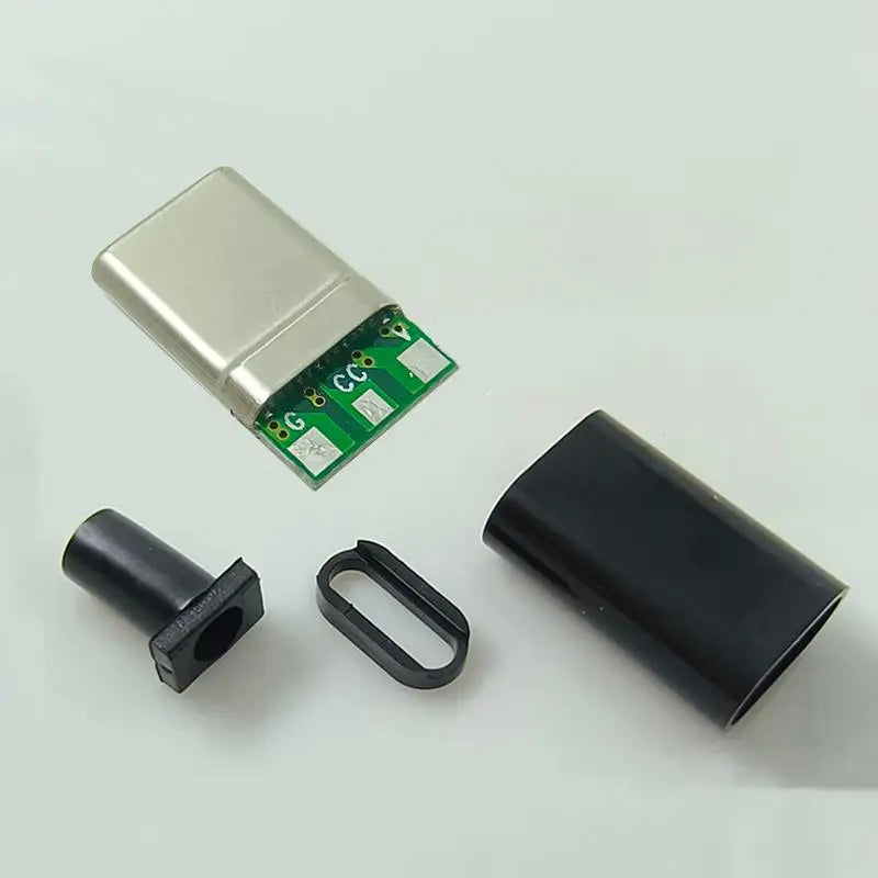 3Pin Male Connector Type C Laptop Version 2 10 Sets with 3 Solder Joints and CC Pin CTOC5 for Maker Education Kits