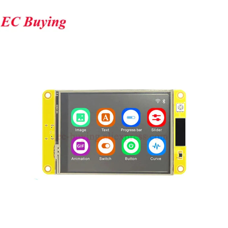 ESP32 S3 for Arduino LVGL WiFi Ble Development Board 2.4 2.8 3.2 3.5 4.3 5 7.0 inch 240*320 Display Screen LCD TFT Module Touch
