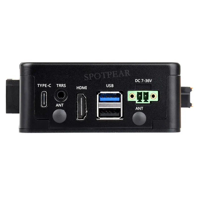 Raspberry Pi CM5 Gigabit 2.5G Dual Ethernet Port Industrial Computer with RJ45 4K Output