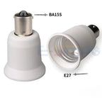BA15S TO E12 E14 E17 E27 MR16 GU10  Light Socket Adapter LED CFL Lamp Holder Light Socket Converter Extension Adapter