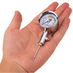 Soccer Ball Pressure Gauge Air Watch Or 3PCS Needle Football Volleyball Barometers Portable Air Release Valve Inflatable Tools