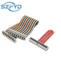 T-Type GPIO Expansion Board + 40-Pin Ribbon Cable for Raspberry Pi 4 3 2 B+ Compatible with Breadboard DIY