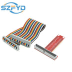 T-Type GPIO Expansion Board + 40-Pin Ribbon Cable for Raspberry Pi 4 3 2 B+ Compatible with Breadboard DIY