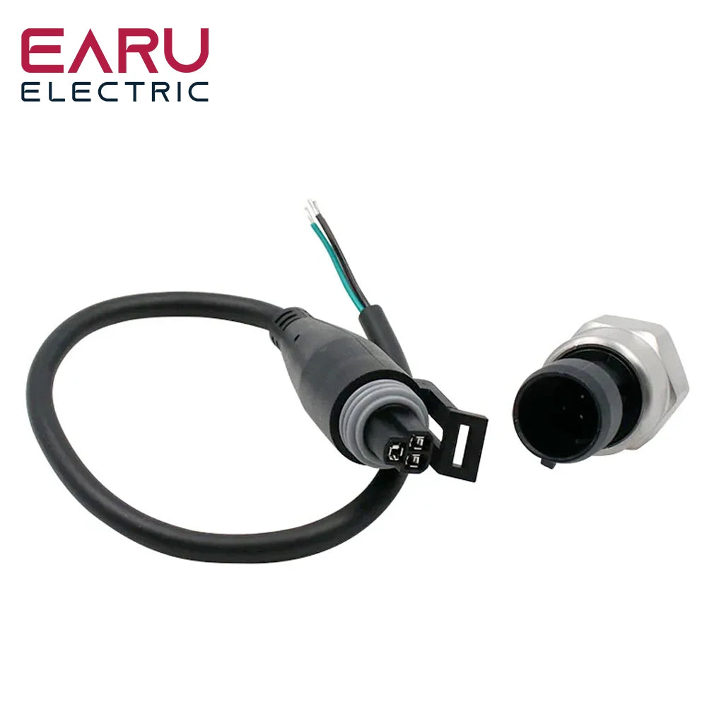 DC 5V 1/8NPT Pressure Transducer Transmitter Sensor Stainless Steel Oil Air Water 30/100/150/200/300/500 PSI
