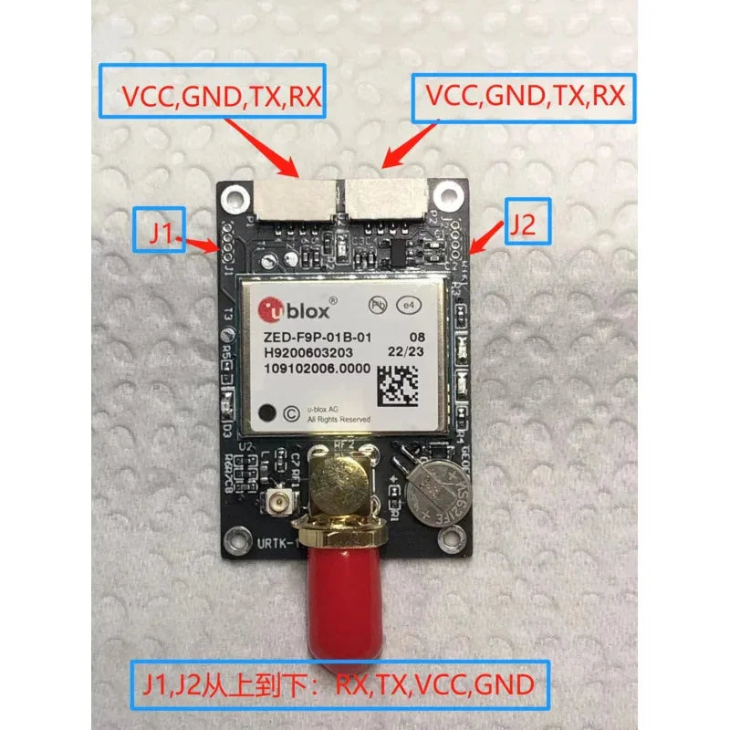 -F9P High-Precision Centimeter-Level Card UAV ZED-F9P/F9K/F9R/F9H/F9T Development Board