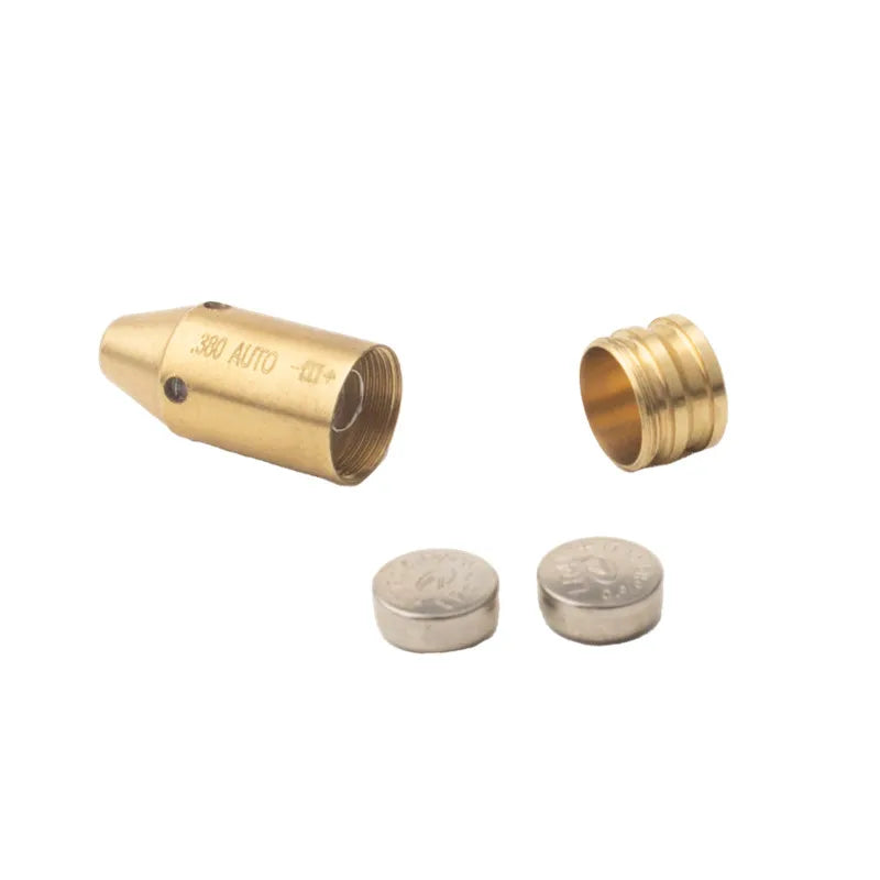 380ACP Laser Boresighter .380 auto Laser Collimator 380 Cal Red Laser Bore Sighter