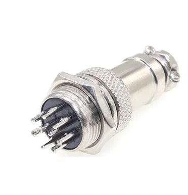 1 Set 5/8' GX16-2/3/4/5/6/7/8/9/10 Pin Male Female 16mm Wire M16 GX16 Circular Aviation Connector Socket Plug Metal