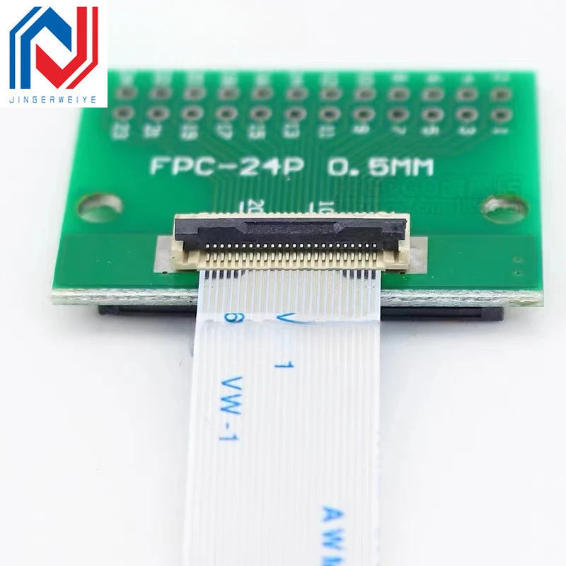FPC/FFC Flat Cable Transfer Plate is Directly Inserted DIY 0.5 MM 1MM To 2.54mm Spacing Connector 6/8/10/12/20/24/30Pin