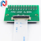 FPC/FFC Flat Cable Transfer Plate is Directly Inserted DIY 0.5 MM 1MM To 2.54mm Spacing Connector 6/8/10/12/20/24/30Pin