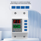 TOMZN TOVPD1-63DK Isolate L N 110V 230V AC Din Rail OVP OCP UVP Voltage Protector 63A Relay Automatic Adjustable Delay-ON