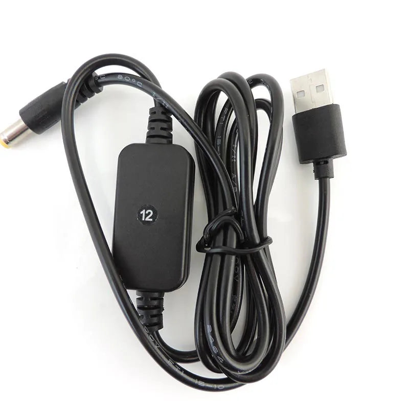 USB type a male 5V to DC 9V 12V Step Up Boost Line wire Cable Module Power Converter connector powerbank charging Cable Module