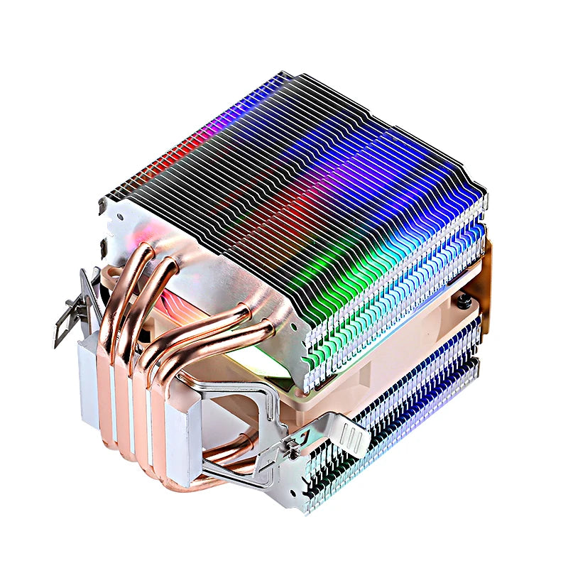XUANFENG Air-cooled CPU Cooler 90mm Fan Twin Towers 4/6 Heat Pipe 4pin/PWM Compatible LGA2011 115x 1200 1700 X79 X99 AMD AM3 AM4