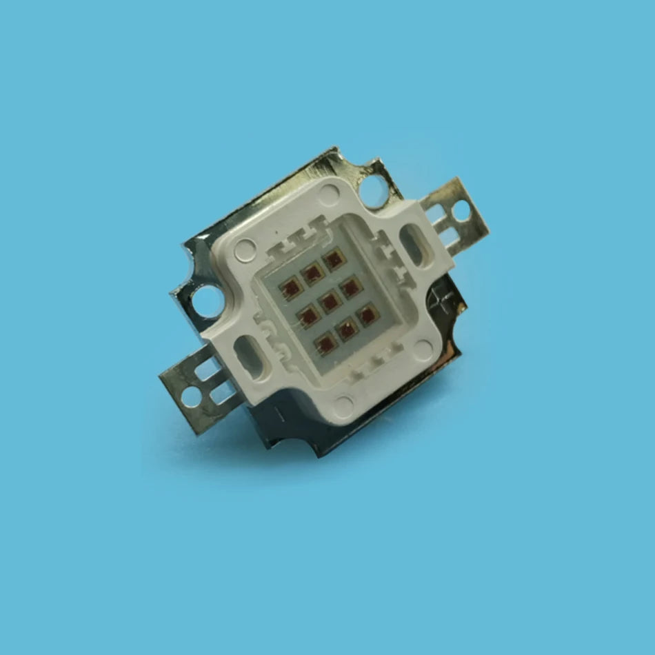 10w High Power LED Chip IR Infrared 730nm 740nm 808nm 850Nm 940nm 980nm 1050nm Emitter Light Lamp Beads  For Night Vision Camera
