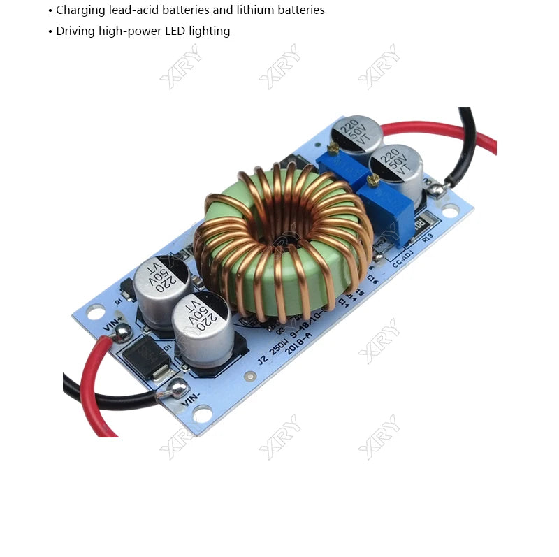 XRY DC-DC boost converter Constant Current Mobile Power supply 10A 250W LED Driver Step Up Module