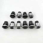 10Pcs Metal D‑Type Panel Mount Socket RJ45 CAT6 HDMI USB3.0 Straight Through Network Connector Module Round Panel Mount Adapter