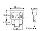 32V ATC Medium Blade Fuse Holder Waterproof for ATC/ATO Inline with 16/14/12AWG Wires - Selectable 5A 10A 15A 20A 40A Fuses